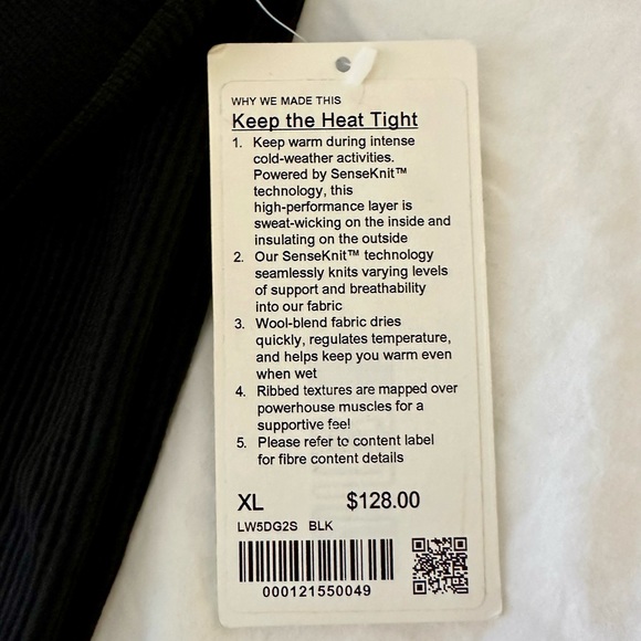 Lululemon Keep the Heat Thermal Tight in Black - Size XL - Picture 8 of 12